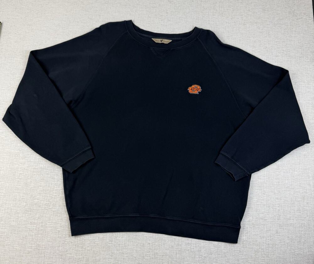 Vesi Golf Oklahoma State Cowboys Men’s XL Black Pima Cotton Sweatshirt